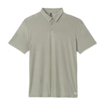 Vuori 01. MENS APPAREL - MENS SS SHIRTS - MENS SS POLO Men's Strato Tech Polo HWS WHITE SAGE HEATHER