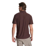 Vuori 01. MENS APPAREL - MENS SS SHIRTS - MENS SS POLO Men's Strato Tech Polo HMH MAHOGANY HEATHER