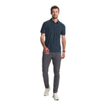 Vuori 01. MENS APPAREL - MENS SS SHIRTS - MENS SS POLO Men's Strato Tech Polo NAVY HEATHER