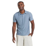 Vuori 01. MENS APPAREL - MENS SS SHIRTS - MENS SS POLO Men's Strato Tech Polo CLOUD HEATHER