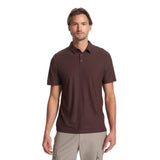 Vuori 01. MENS APPAREL - MENS SS SHIRTS - MENS SS POLO Men's Strato Tech Polo HMH MAHOGANY HEATHER