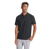 Vuori 01. MENS APPAREL - MENS SS SHIRTS - MENS SS POLO Men's Strato Tech Polo CHARCOAL HEATHER