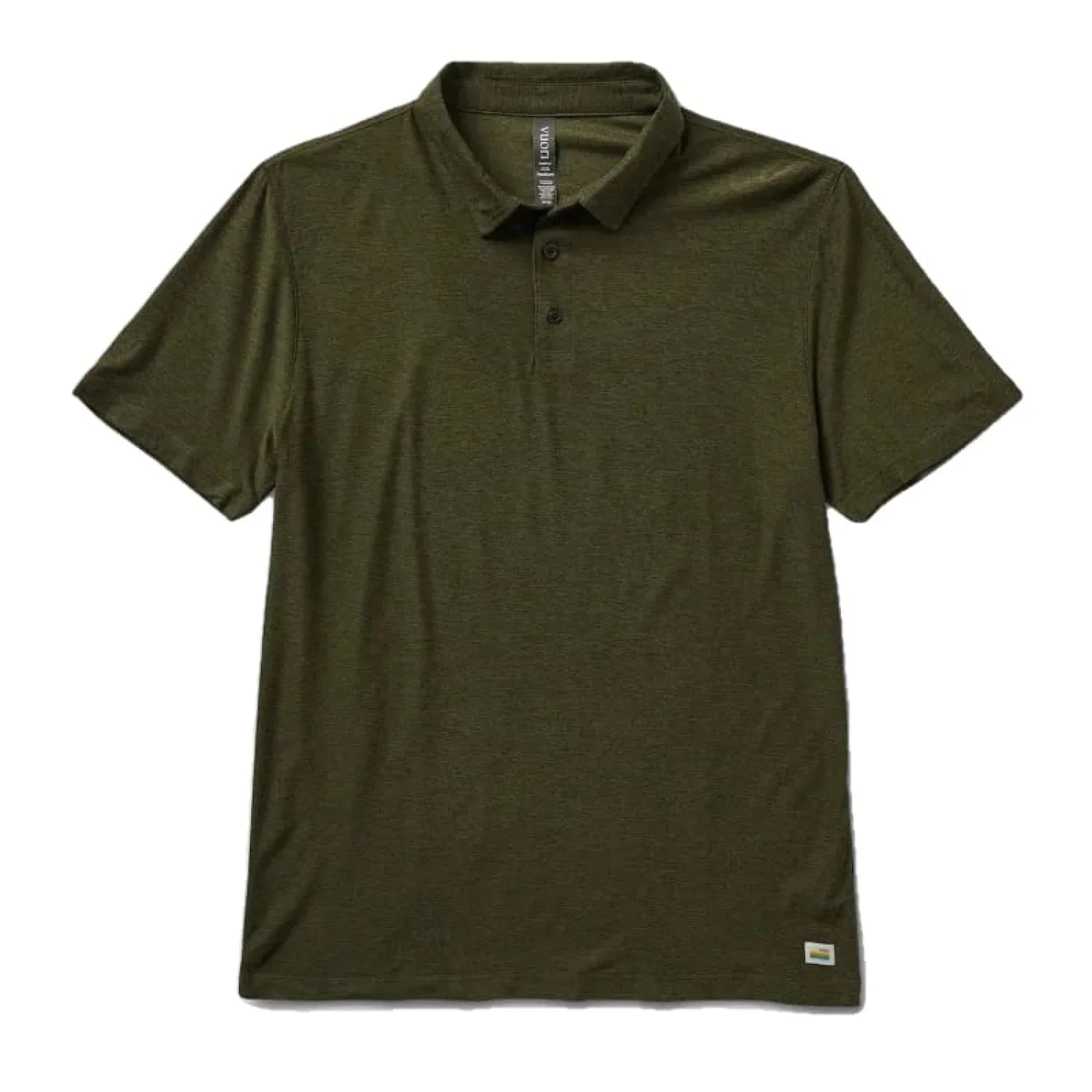 Vuori 01. MENS APPAREL - MENS SS SHIRTS - MENS SS POLO Men's Strato Tech Polo FOREST HEATHER