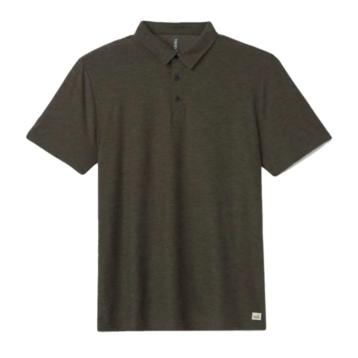 Vuori 01. MENS APPAREL - MENS SS SHIRTS - MENS SS POLO Men's Strato Tech Polo HBM BALSAM HEATHER