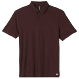 Vuori 01. MENS APPAREL - MENS SS SHIRTS - MENS SS POLO Men's Strato Tech Polo HMH MAHOGANY HEATHER