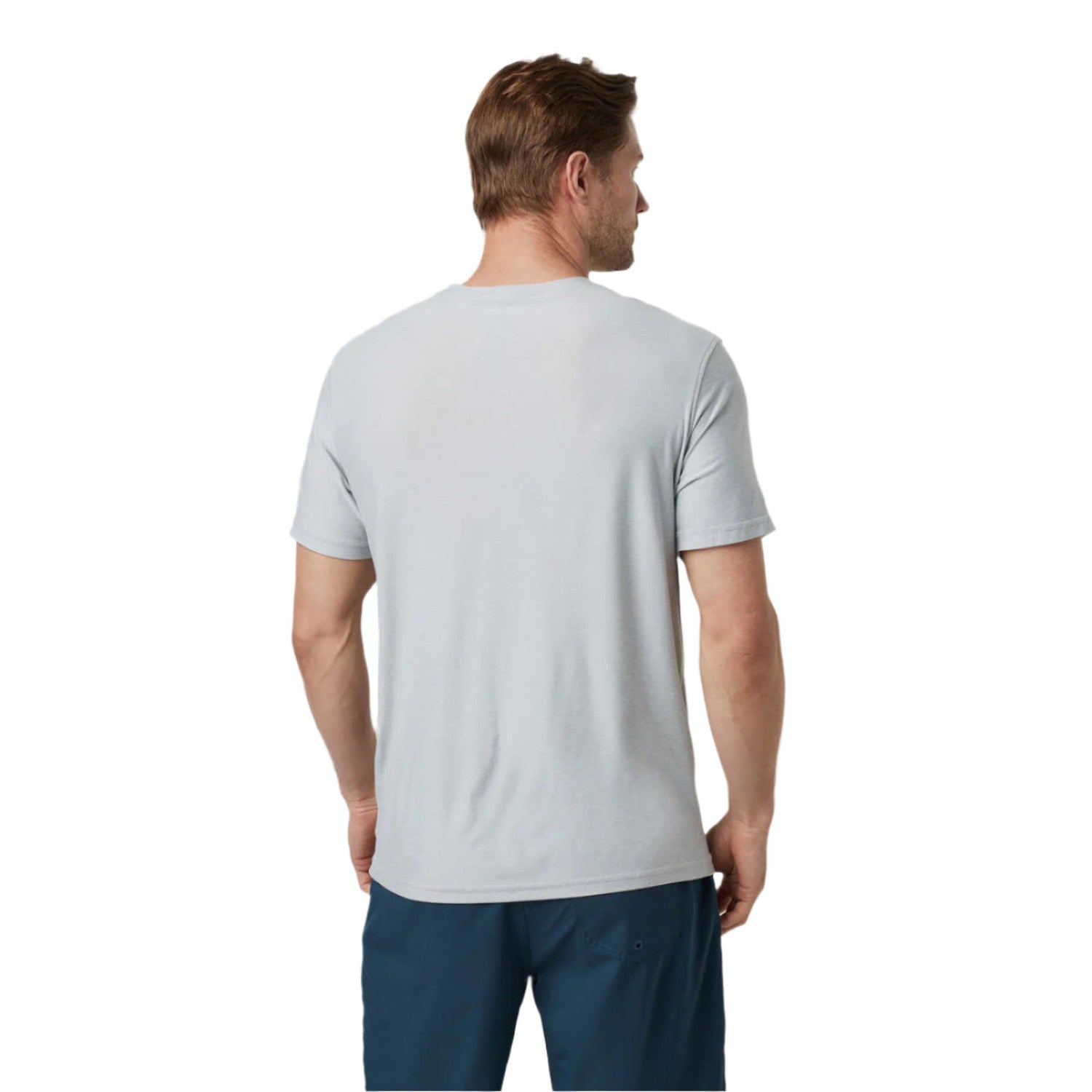 Vuori 01. MENS APPAREL - MENS SS SHIRTS - MENS SS ACTIVE Men's Strato Tech Tee HPT PLATINUM HEATHER