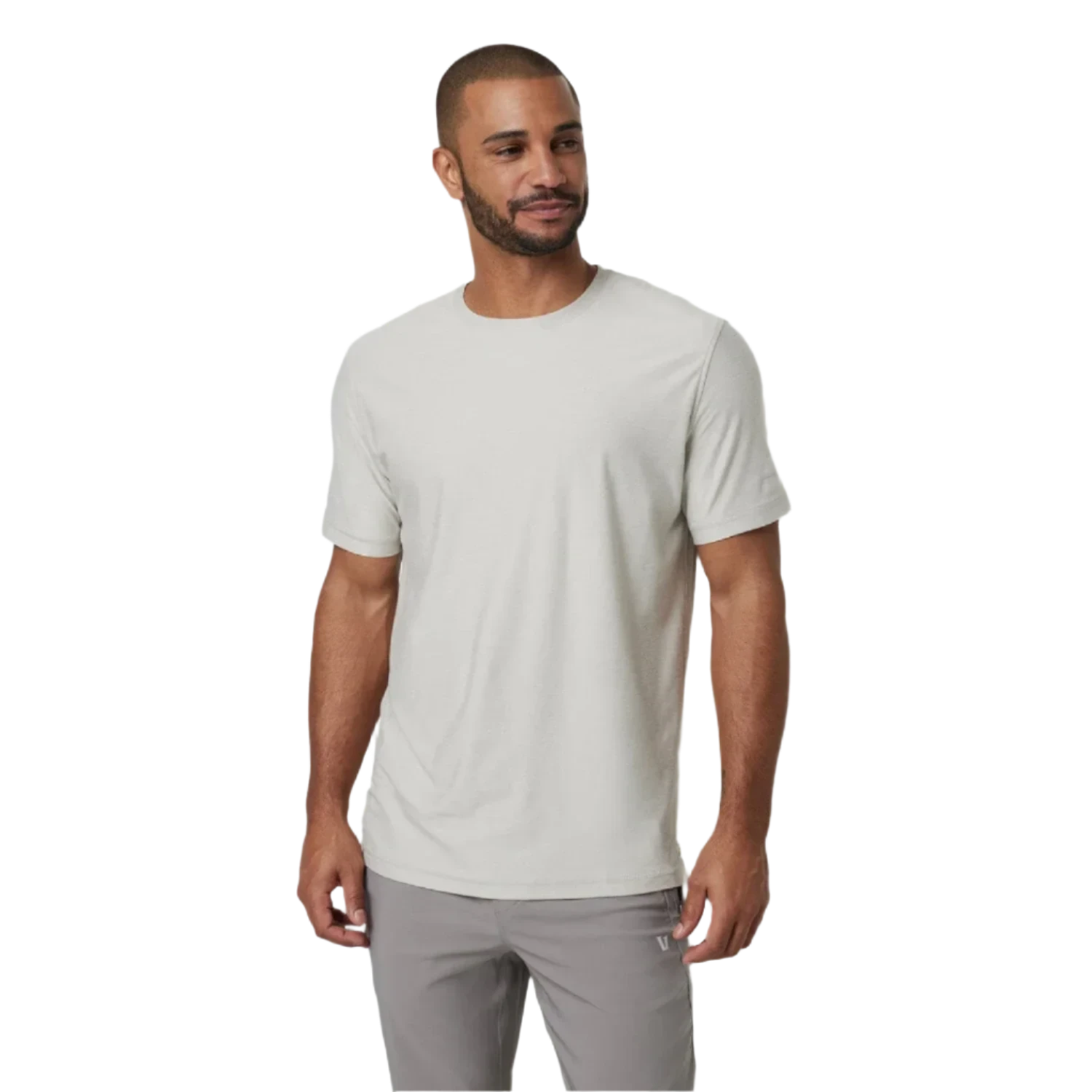 Vuori 01. MENS APPAREL - MENS SS SHIRTS - MENS SS ACTIVE Men's Strato Tech Tee HST SALT HEATHER