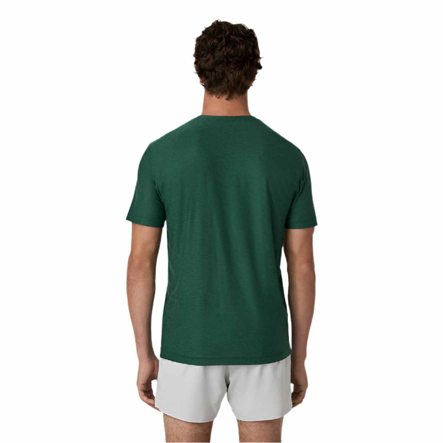Vuori 01. MENS APPAREL - MENS SS SHIRTS - MENS SS ACTIVE Men's Strato Tech Tee HVR VIRIDIAN HEATHER