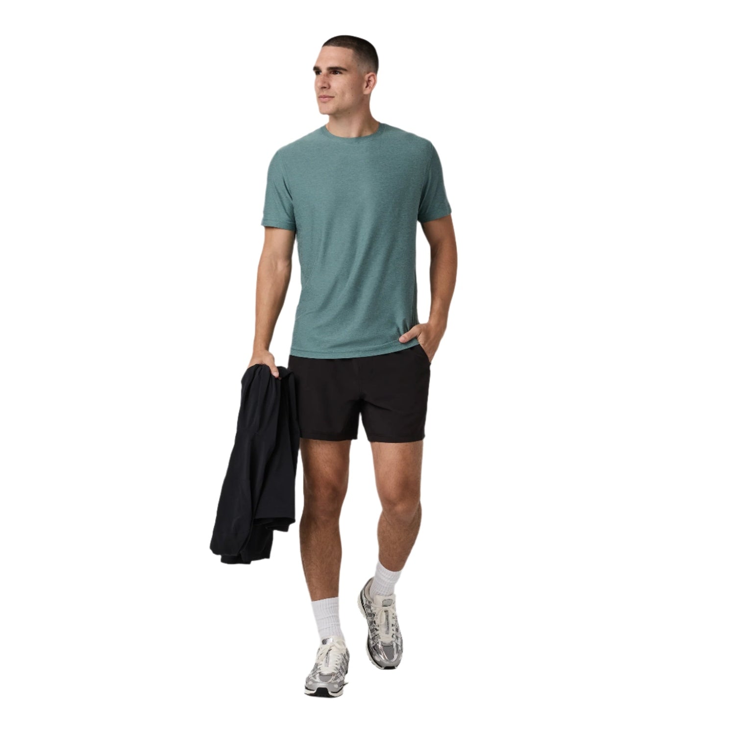 Vuori 01. MENS APPAREL - MENS SS SHIRTS - MENS SS ACTIVE Men's Strato Tech Tee BGH BLUEGRASS HEATHER