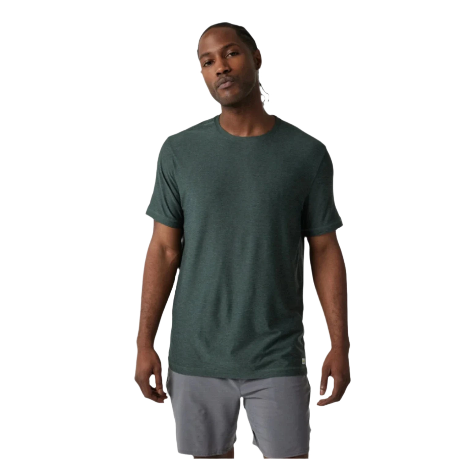 Vuori 01. MENS APPAREL - MENS SS SHIRTS - MENS SS ACTIVE Men's Strato Tech Tee HAN ASPEN HEATHER