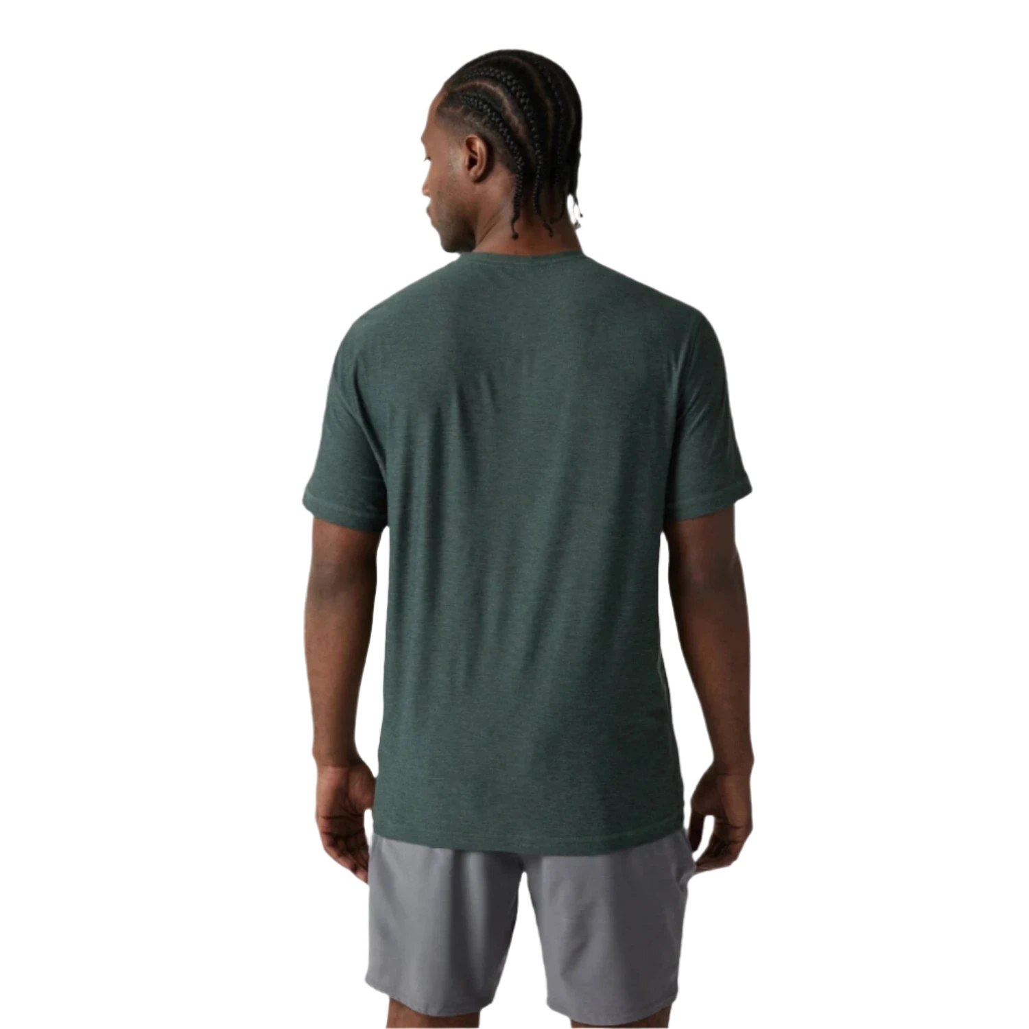 Vuori 01. MENS APPAREL - MENS SS SHIRTS - MENS SS ACTIVE Men's Strato Tech Tee HAN ASPEN HEATHER