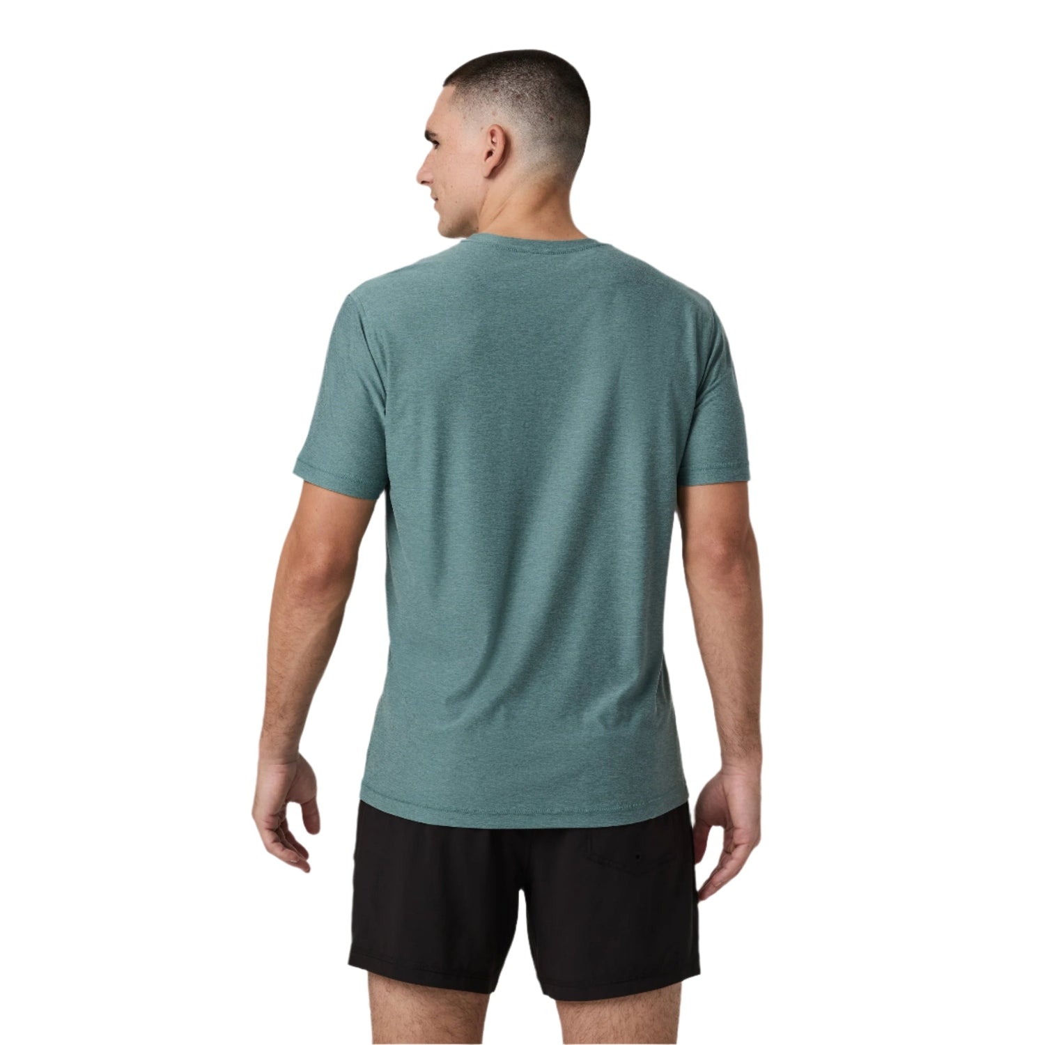 Vuori 01. MENS APPAREL - MENS SS SHIRTS - MENS SS ACTIVE Men's Strato Tech Tee BGH BLUEGRASS HEATHER