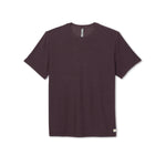 Vuori 01. MENS APPAREL - MENS SS SHIRTS - MENS SS ACTIVE Men's Strato Tech Tee HRA RAISIN HEATHER