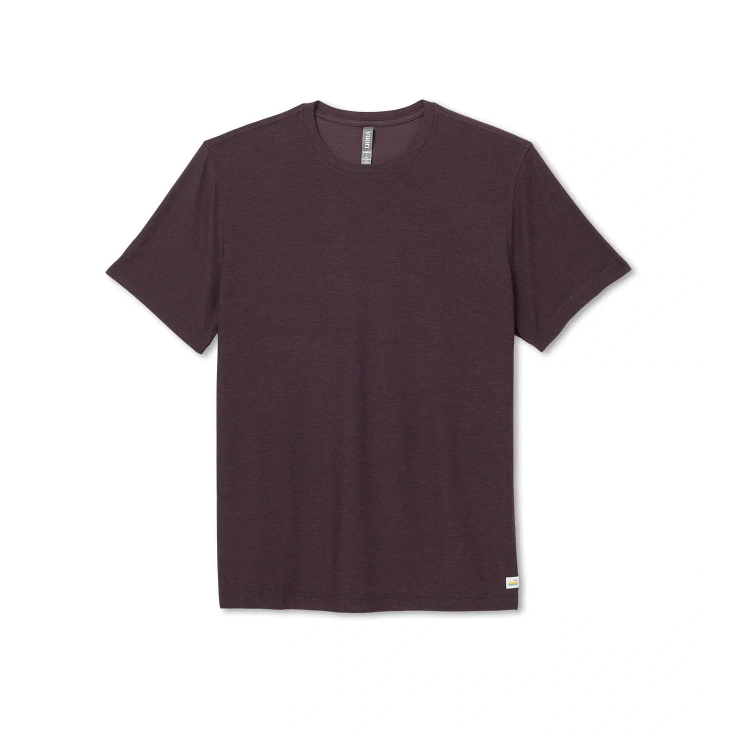 Vuori 01. MENS APPAREL - MENS SS SHIRTS - MENS SS ACTIVE Men's Strato Tech Tee HRA RAISIN HEATHER
