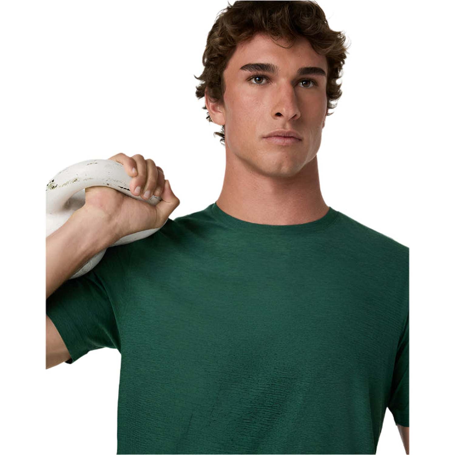 Vuori 01. MENS APPAREL - MENS SS SHIRTS - MENS SS ACTIVE Men's Strato Tech Tee HVR VIRIDIAN HEATHER