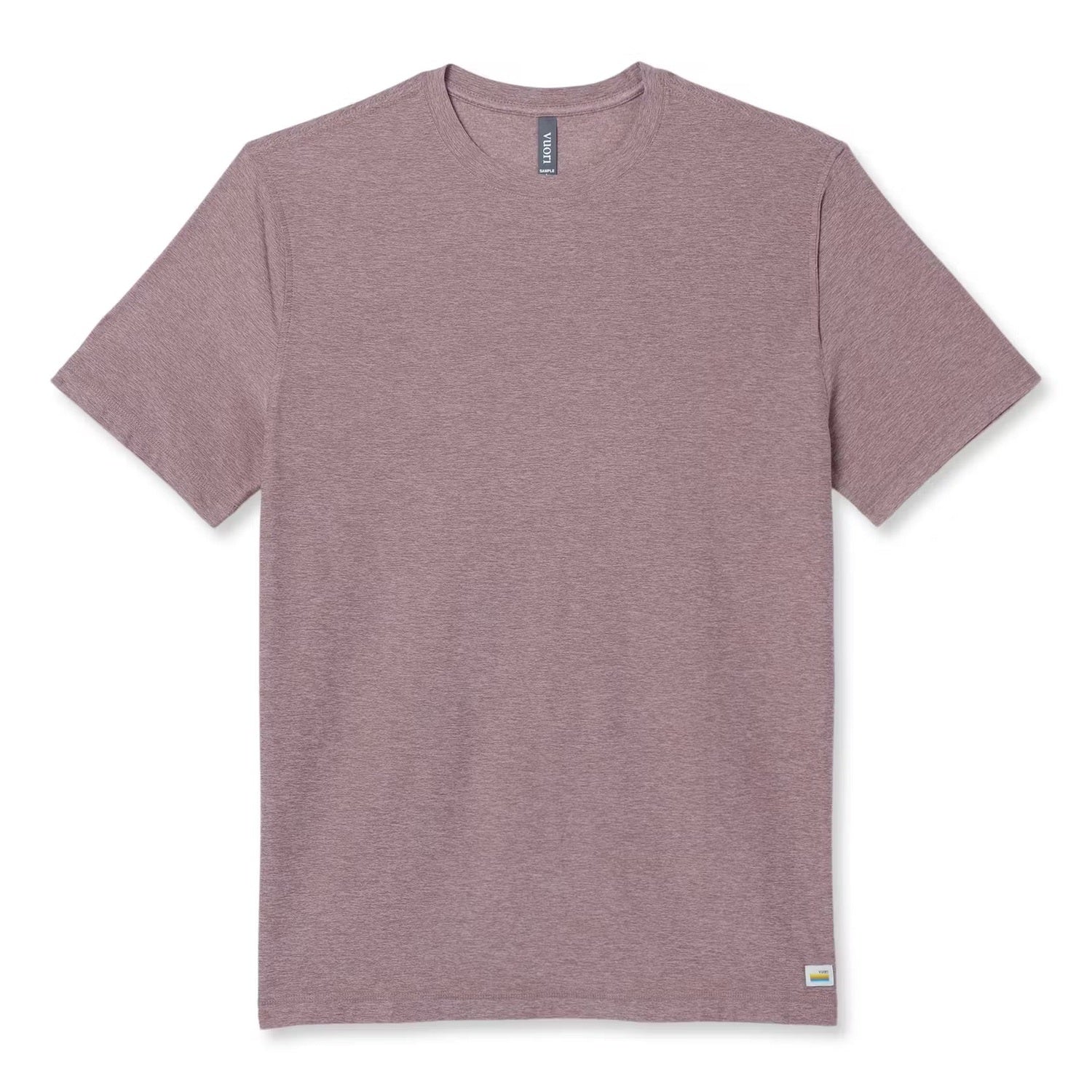 Vuori 01. MENS APPAREL - MENS SS SHIRTS - MENS SS ACTIVE Men's Strato Tech Tee HKB DARK UMBER HEATHER