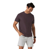 Vuori 01. MENS APPAREL - MENS SS SHIRTS - MENS SS ACTIVE Men's Strato Tech Tee HRA RAISIN HEATHER