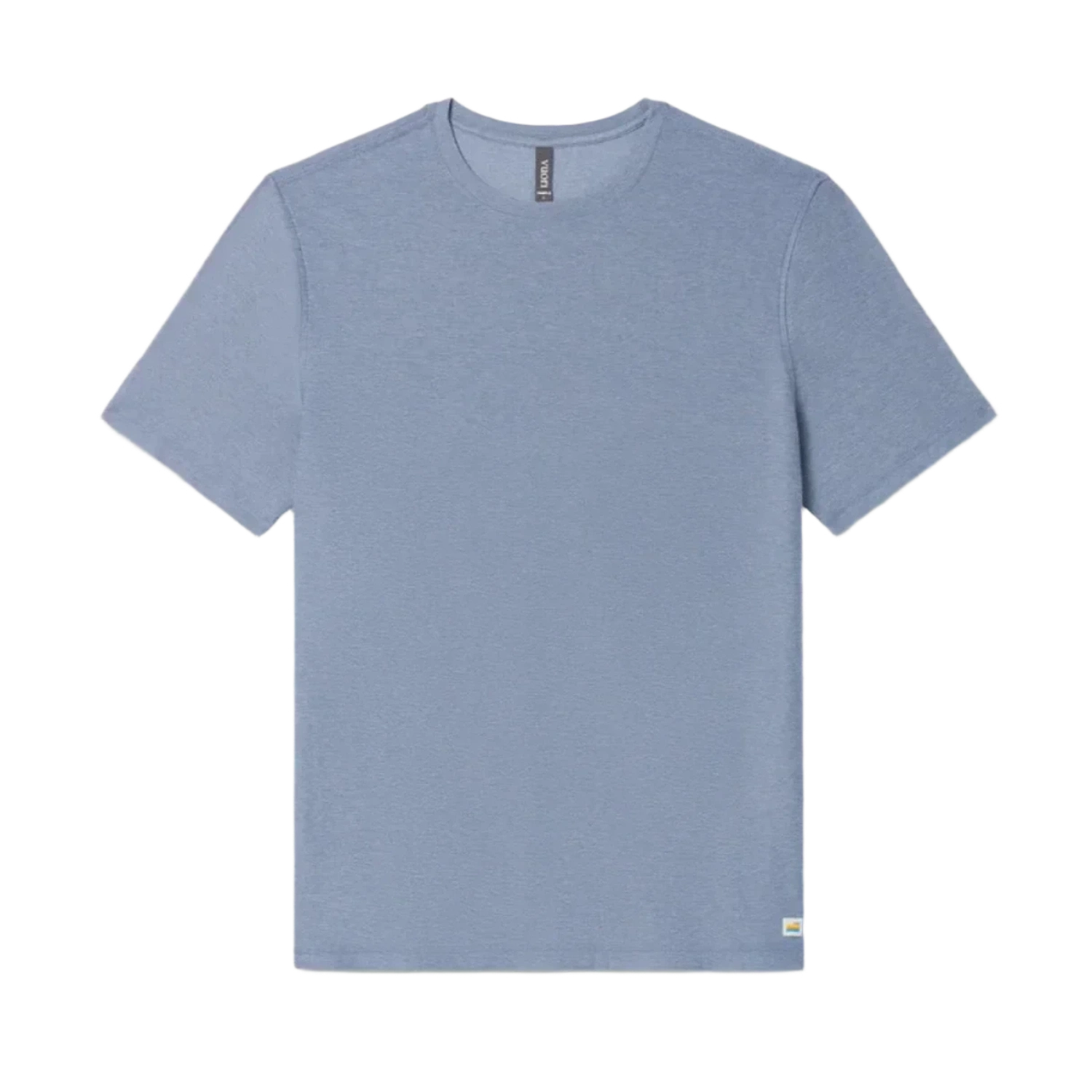 Vuori 01. MENS APPAREL - MENS SS SHIRTS - MENS SS ACTIVE Men's Strato Tech Tee HTY CHAMBRAY HEATHER