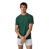 Vuori 01. MENS APPAREL - MENS SS SHIRTS - MENS SS ACTIVE Men's Strato Tech Tee HVR VIRIDIAN HEATHER