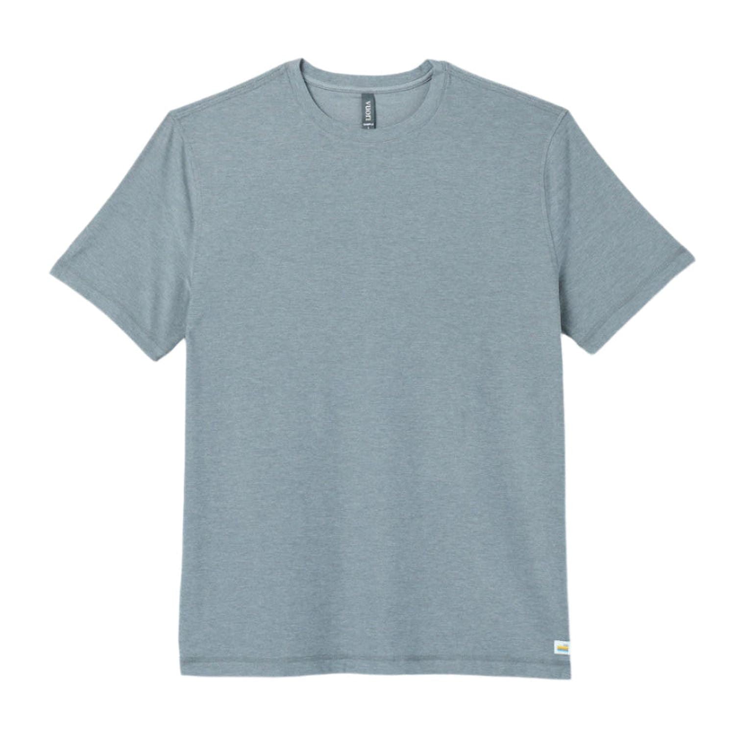 Vuori 01. MENS APPAREL - MENS SS SHIRTS - MENS SS ACTIVE Men's Strato Tech Tee HYU DUSTY BLUE HEATHER