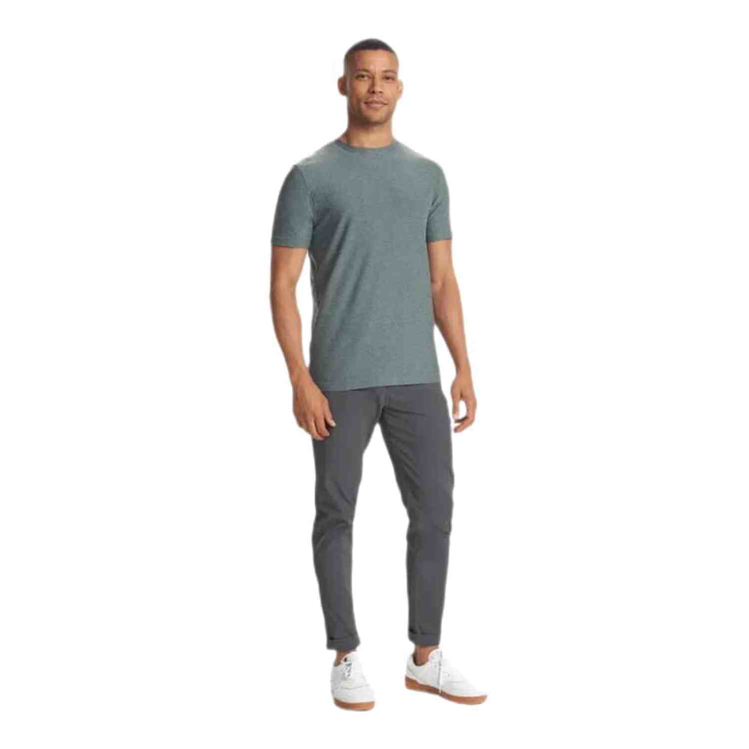 Vuori 01. MENS APPAREL - MENS SS SHIRTS - MENS SS ACTIVE Men's Strato Tech Tee HKR KASHMIR HEATHER