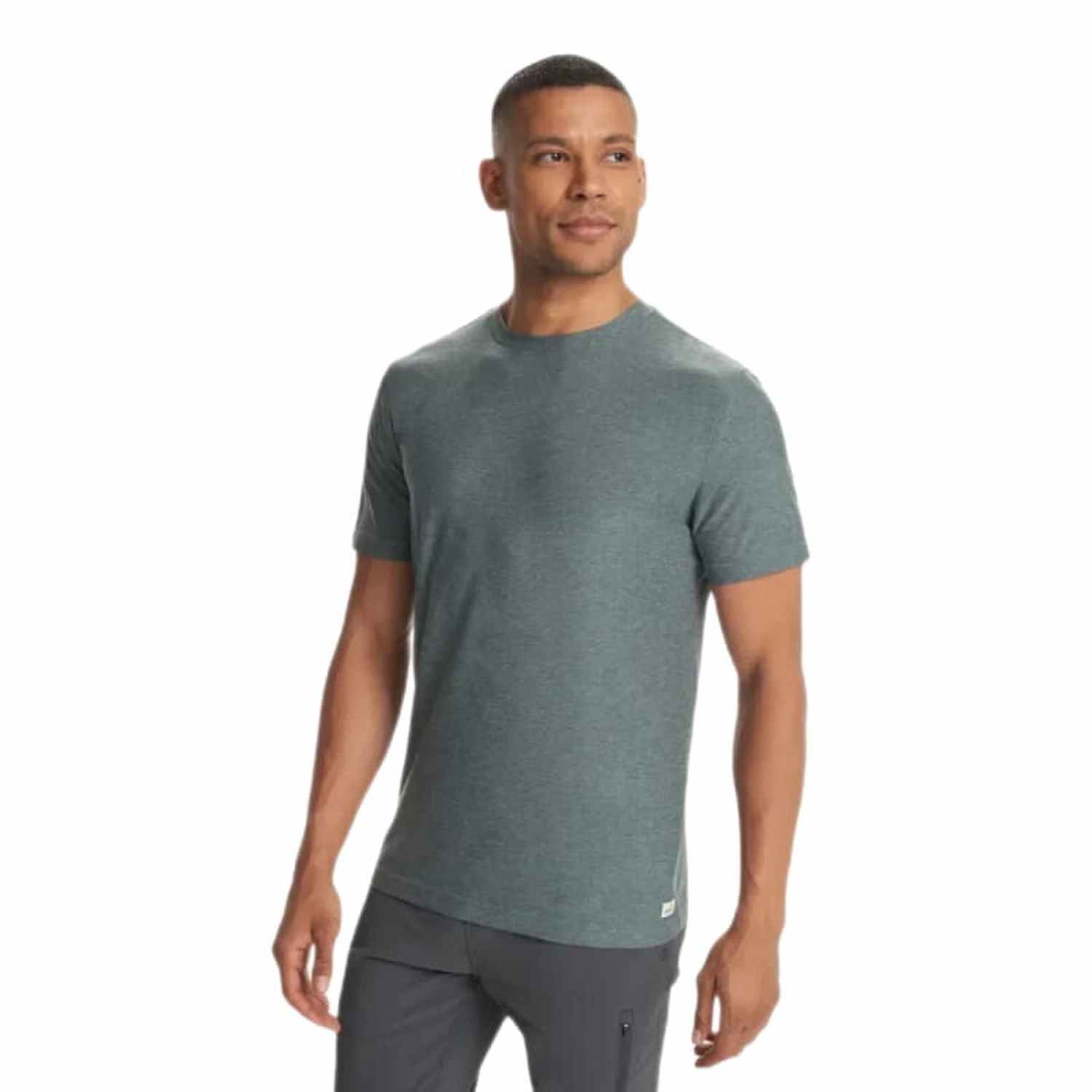 Vuori 01. MENS APPAREL - MENS SS SHIRTS - MENS SS ACTIVE Men's Strato Tech Tee HKR KASHMIR HEATHER