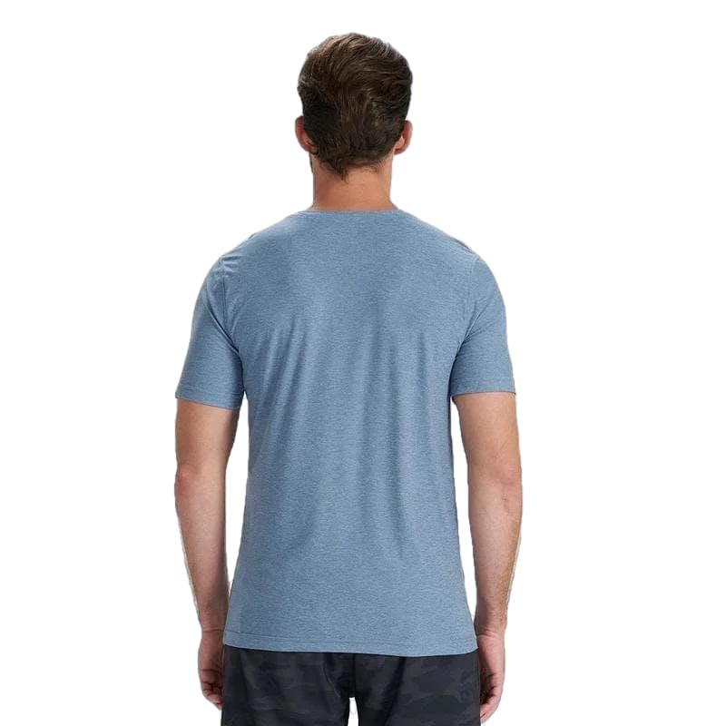 Vuori 01. MENS APPAREL - MENS SS SHIRTS - MENS SS ACTIVE Men's Strato Tech Tee CLOUD HEATHER