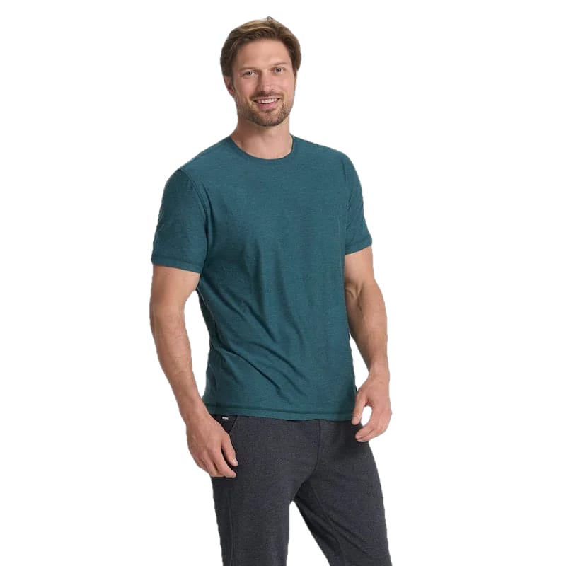 Vuori 01. MENS APPAREL - MENS SS SHIRTS - MENS SS ACTIVE Men's Strato Tech Tee BERYL HEATHER