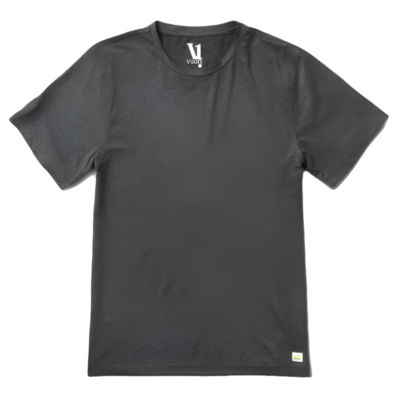 Vuori 01. MENS APPAREL - MENS SS SHIRTS - MENS SS ACTIVE Men's Strato Tech Tee CHARCOAL HEATHER