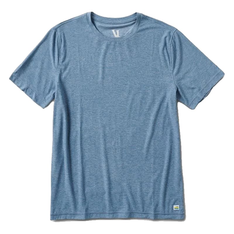 Vuori 01. MENS APPAREL - MENS SS SHIRTS - MENS SS ACTIVE Men's Strato Tech Tee CLOUD HEATHER