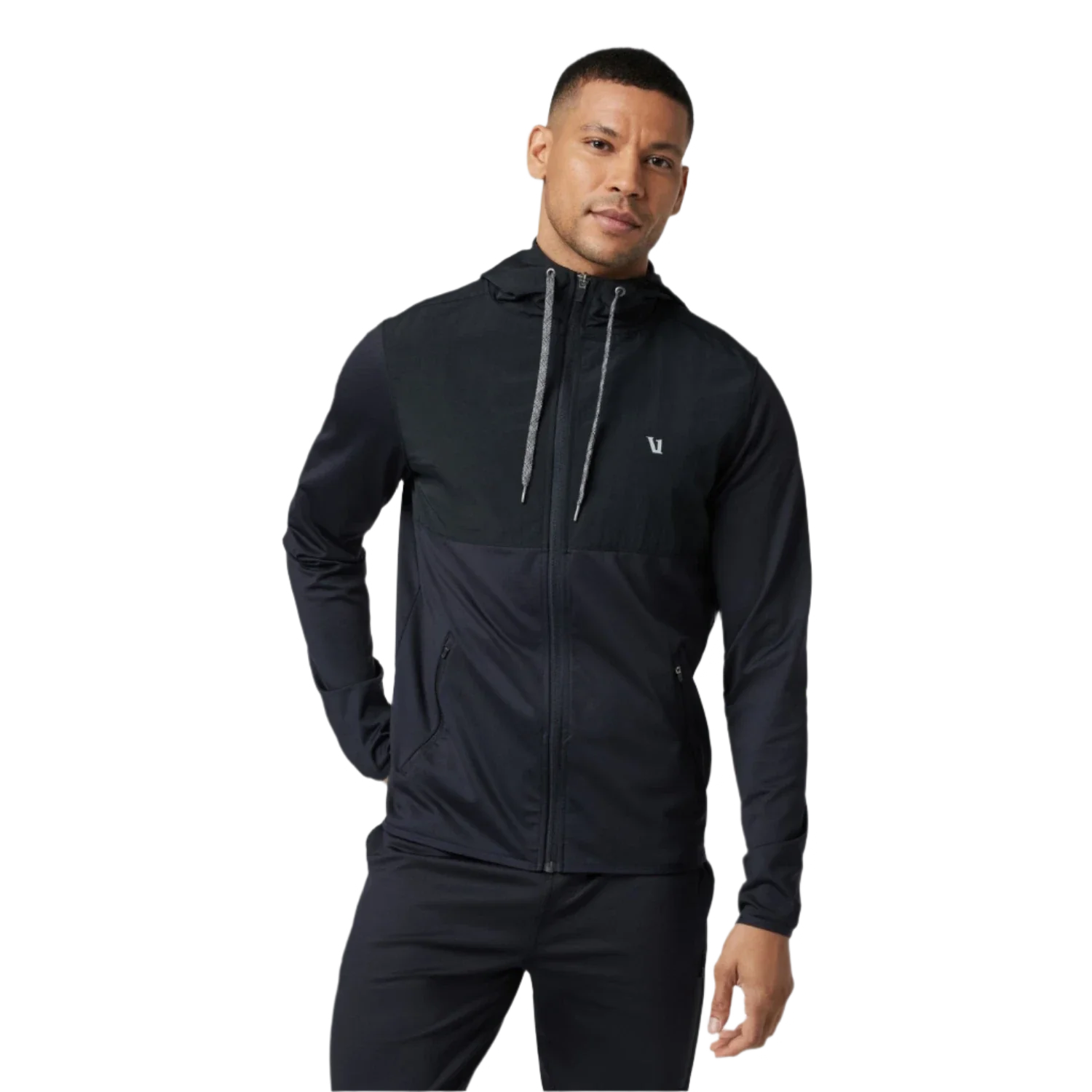 Vuori 01. MENS APPAREL - MENS JACKETS - MENS JACKETS WIND Men's Sunday Element Jacket BLK BLACK