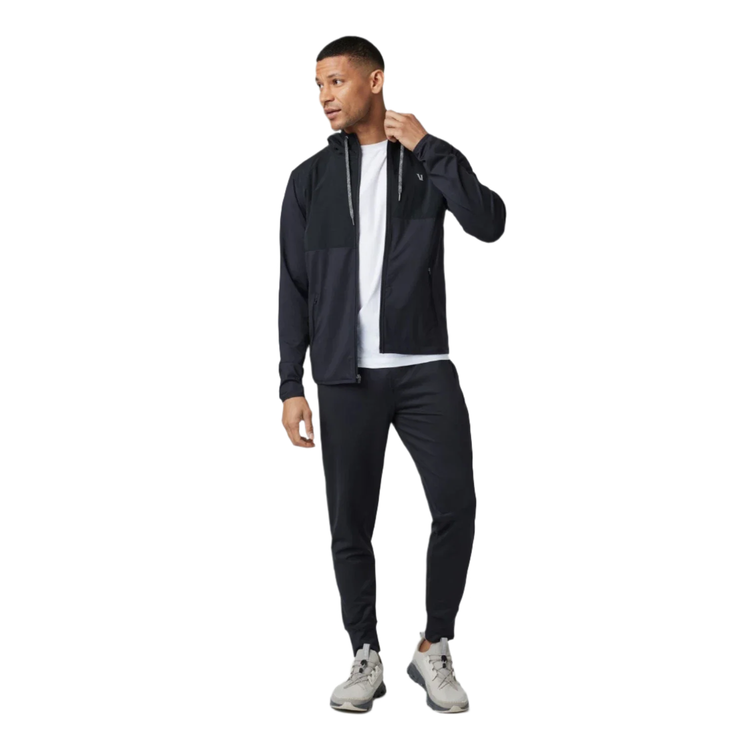 Vuori 01. MENS APPAREL - MENS JACKETS - MENS JACKETS WIND Men's Sunday Element Jacket BLK BLACK