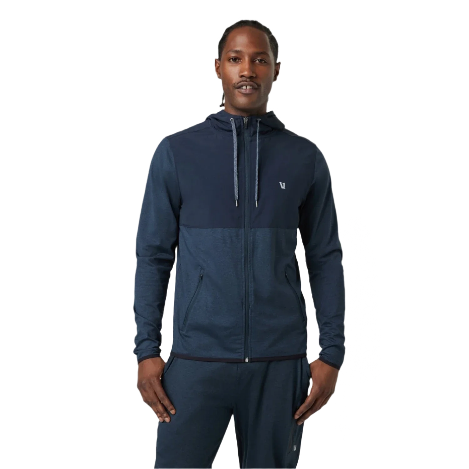 Vuori 01. MENS APPAREL - MENS JACKETS - MENS JACKETS WIND Men's Sunday Element Jacket HIN INK HEATHER