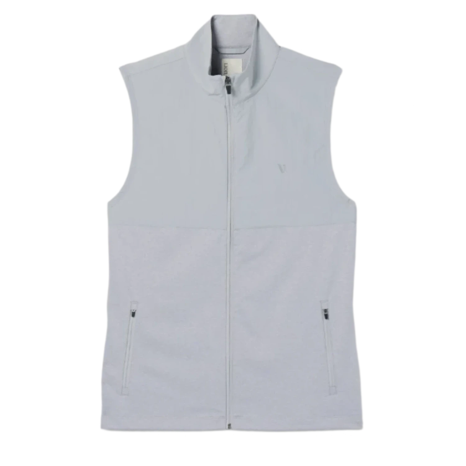 Vuori 01. MENS APPAREL - MENS VEST - MENS VEST CASUAL Men's Sunday Element Vest HPT PLATINUM HEATHER