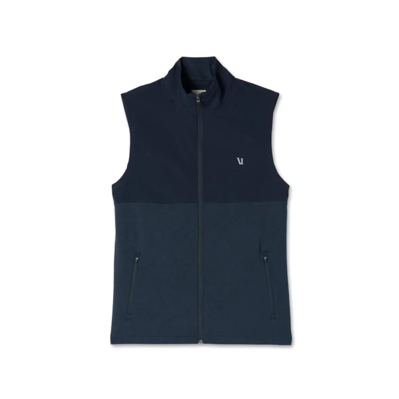 Vuori 01. MENS APPAREL - MENS VEST - MENS VEST CASUAL Men's Sunday Element Vest HIN INK HEATHER