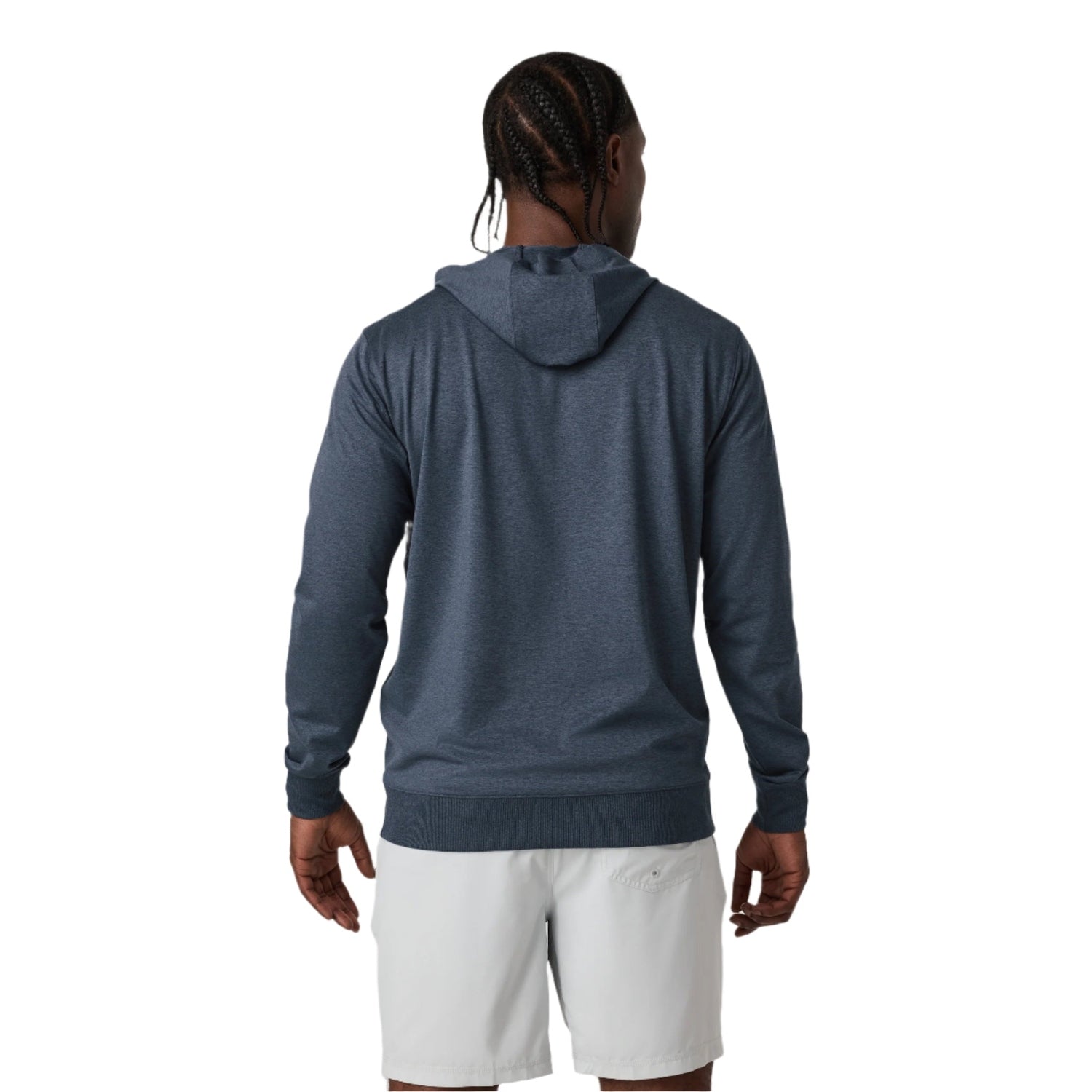 Vuori 01. MENS APPAREL - MENS LS SHIRTS - MENS LS HOODY Men's Sunday Hoodie 2.0 HAZ AZURE HEATHER