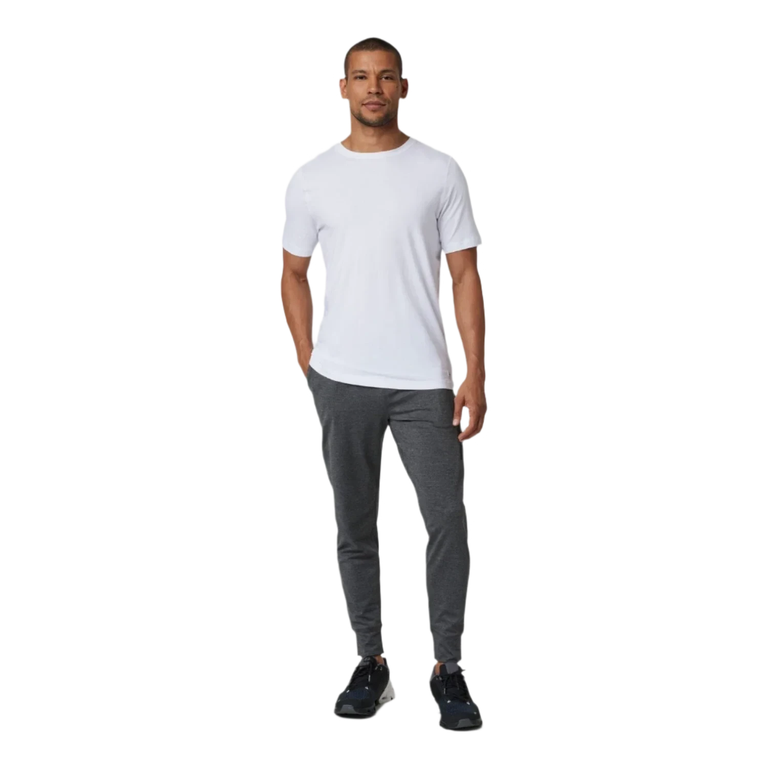 Vuori 01. MENS APPAREL - MENS PANTS - MENS PANTS LOUNGE Men's Sunday Performance Jogger CHARCOAL HEATHER