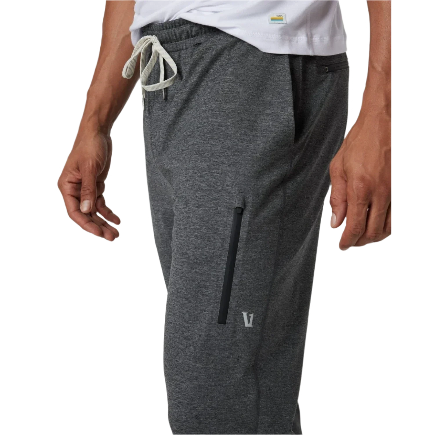 Vuori 01. MENS APPAREL - MENS PANTS - MENS PANTS LOUNGE Men's Sunday Performance Jogger CHARCOAL HEATHER