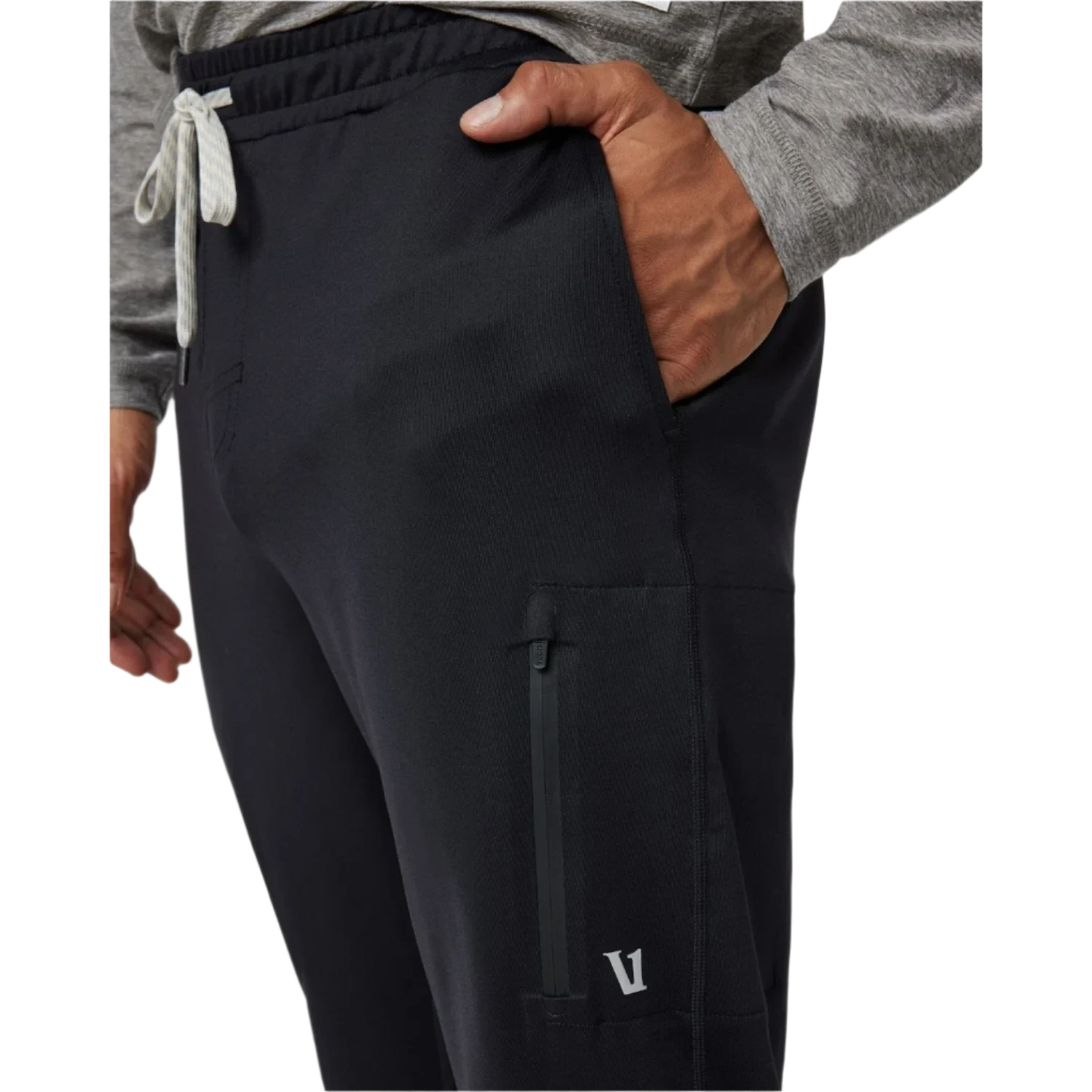 Vuori 01. MENS APPAREL - MENS PANTS - MENS PANTS LOUNGE Men's Sunday Performance Jogger BLACK