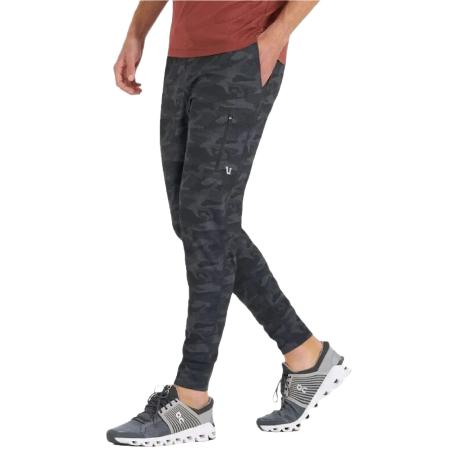 Vuori 01. MENS APPAREL - MENS PANTS - MENS PANTS LOUNGE Men's Sunday Performance Jogger BLACK CAMO