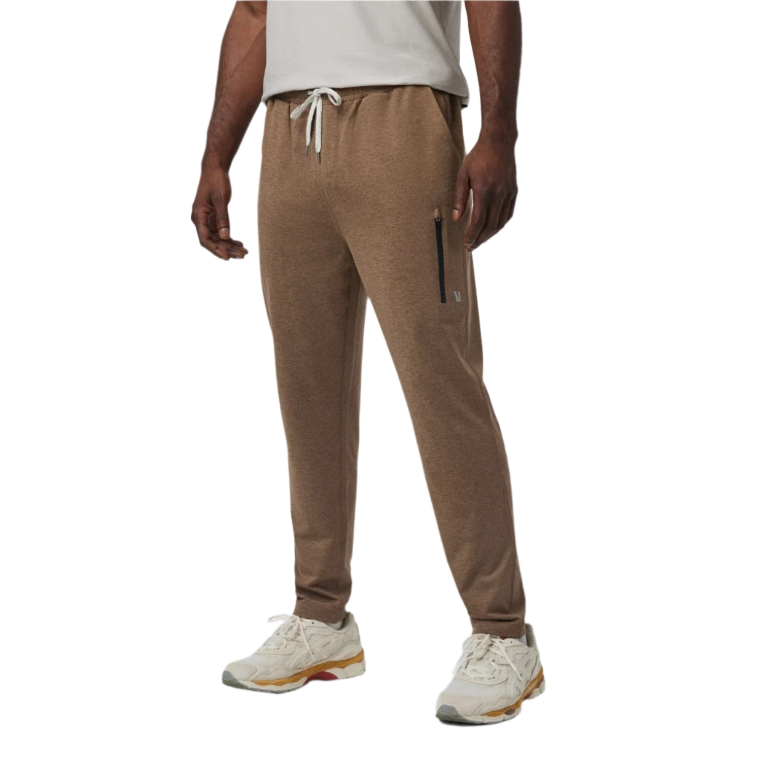 Vuori 01. MENS APPAREL - MENS PANTS - MENS PANTS ACTIVE Men's Sunday Performance Track Pant HPA PECAN HEATHER