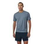 Vuori 01. MENS APPAREL - MENS SS SHIRTS - MENS SS ACTIVE Men's Tradewind Performance Tee 2.0 HPI PACIFIC HEATHER