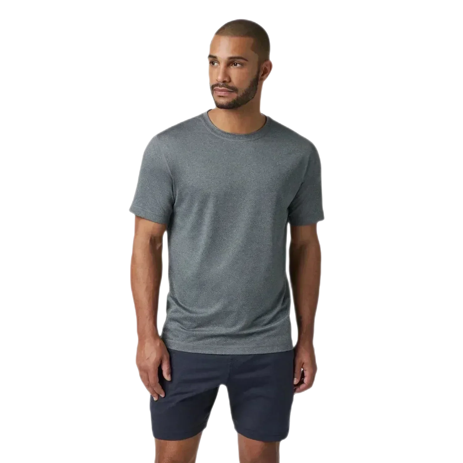 Vuori 01. MENS APPAREL - MENS SS SHIRTS - MENS SS ACTIVE Men's Tradewind Performance Tee 2.0 HTG HEATHER GREY