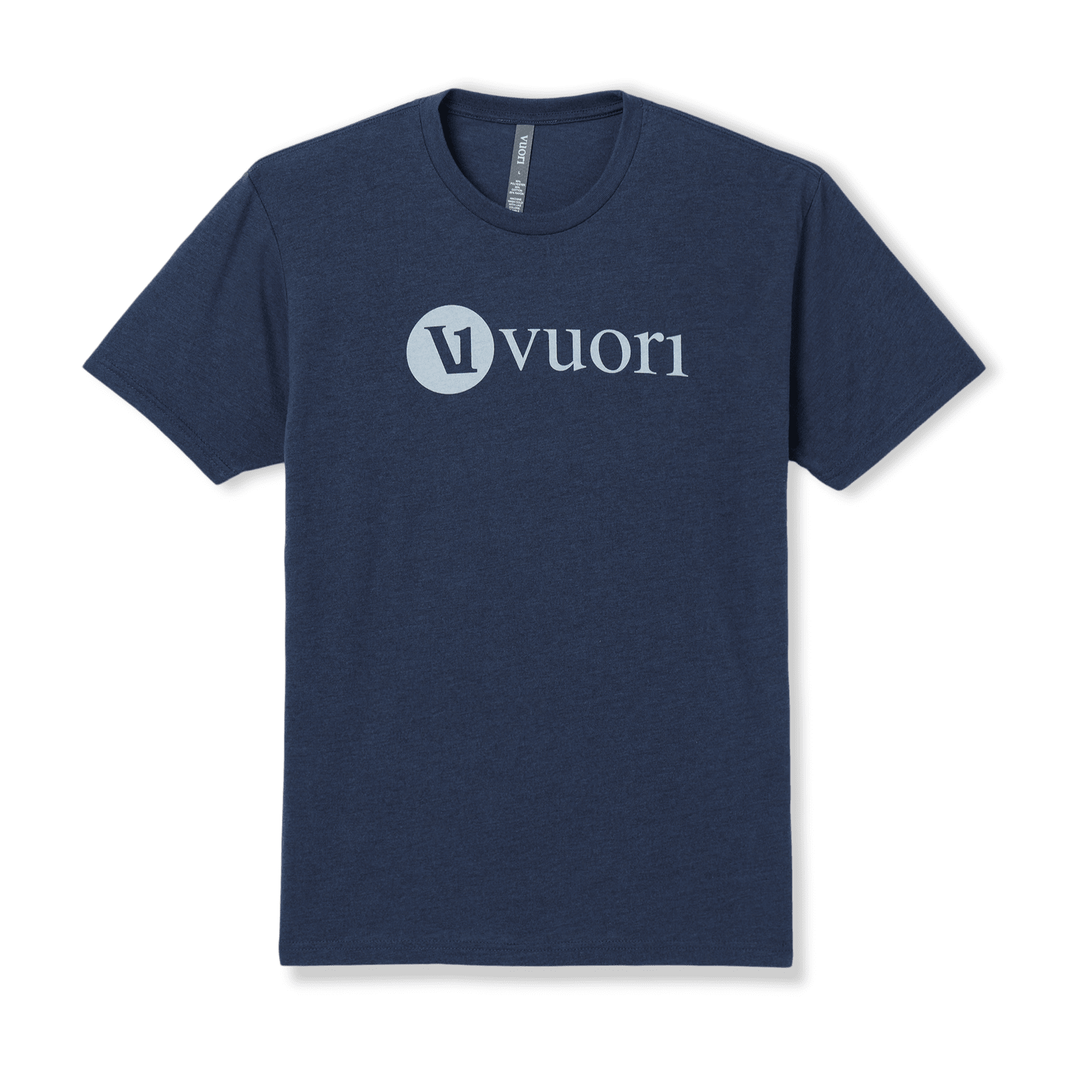 Vuori 01. MENS APPAREL - MENS T-SHIRTS - MENS T-SHIRT SS Men's V1 Vuori Wordmark Logo Tee NVY NAVY