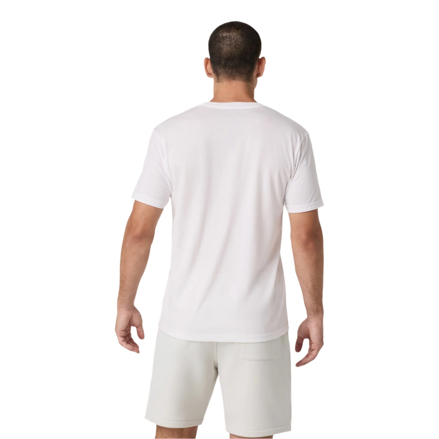 Vuori 01. MENS APPAREL - MENS T-SHIRTS - MENS T-SHIRT SS Men's V1 Vuori Wordmark Logo Tee WHT WHITE