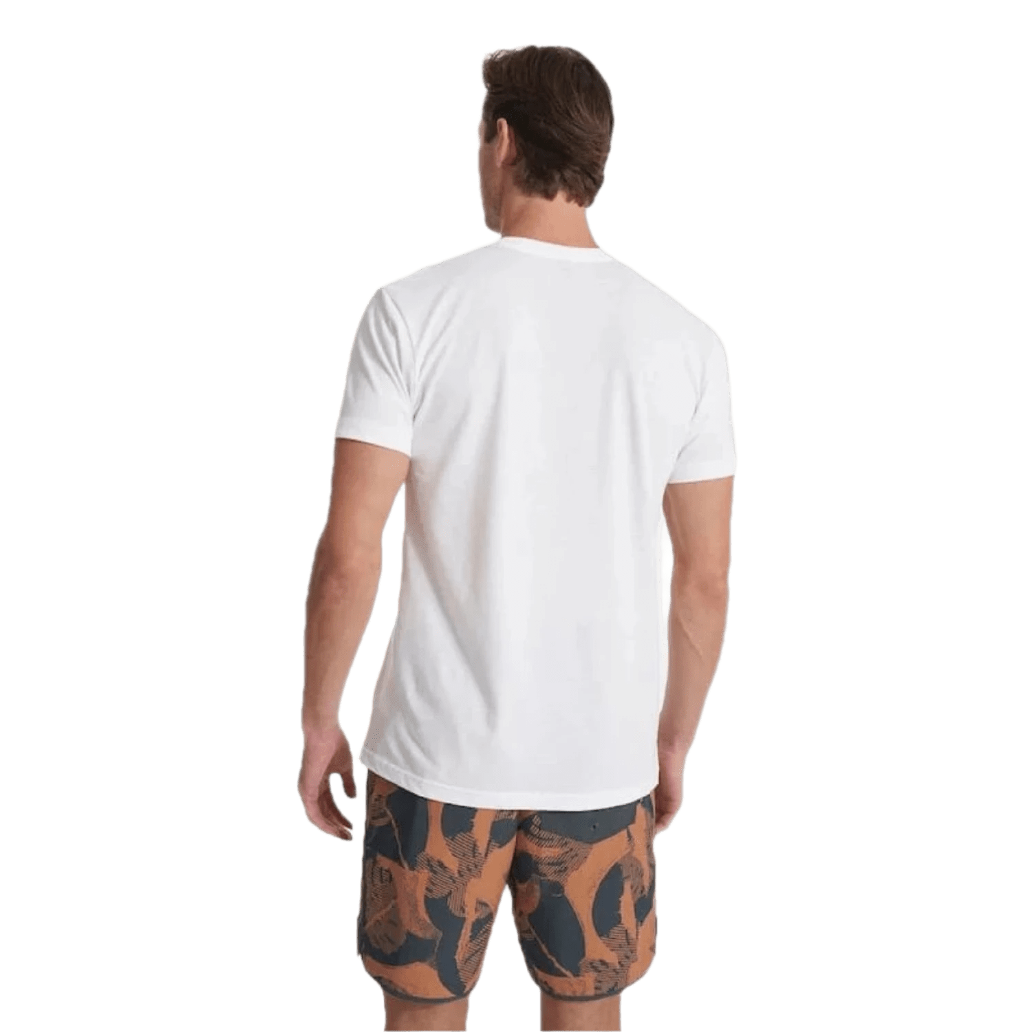 Vuori 01. MENS APPAREL - MENS T-SHIRTS - MENS T-SHIRT SS Men's V1 Vuori Wordmark Logo Tee WVC WHITE VINTAGE CHARCOAL