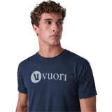 Vuori 01. MENS APPAREL - MENS T-SHIRTS - MENS T-SHIRT SS Men's V1 Vuori Wordmark Logo Tee NVY NAVY