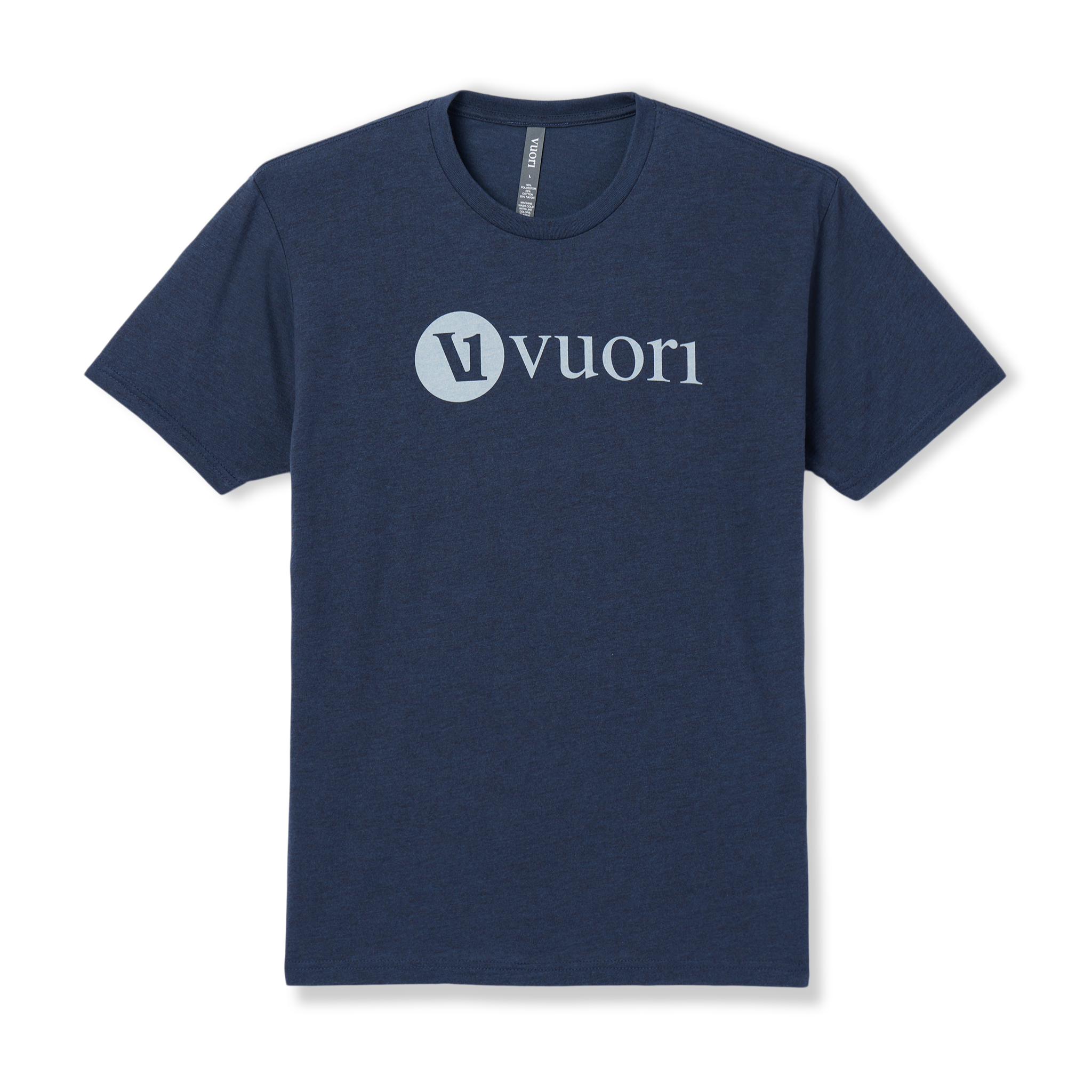 Vuori 01. MENS APPAREL - MENS T-SHIRTS - MENS T-SHIRT SS Men's V1 Vuori Wordmark Logo Tee NVY NAVY