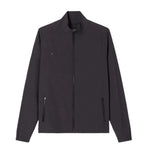 Vuori 01. MENS APPAREL - MENS JACKETS - MENS JACKETS WIND Men's Venture Track Jacket BLACK LINEN TEXTURE
