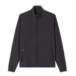 Vuori 01. MENS APPAREL - MENS JACKETS - MENS JACKETS WIND Men's Venture Track Jacket BLACK LINEN TEXTURE